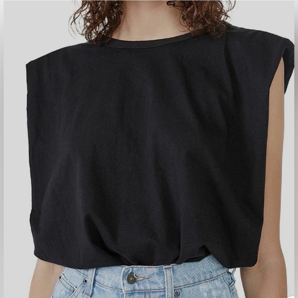 Eloquii Black Muscle Tee for Women